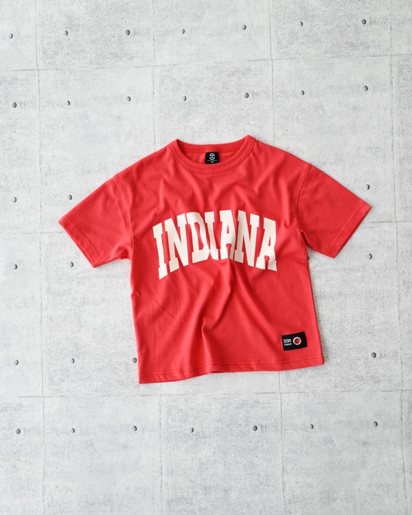 【ゼロスタンダード】INDIANA Tシャツ / レッド