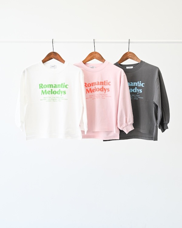 【アンディニー】Romantic L/S Tシャツ / ピンク