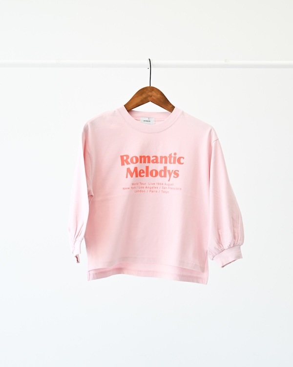 【アンディニー】Romantic L/S Tシャツ / ピンク