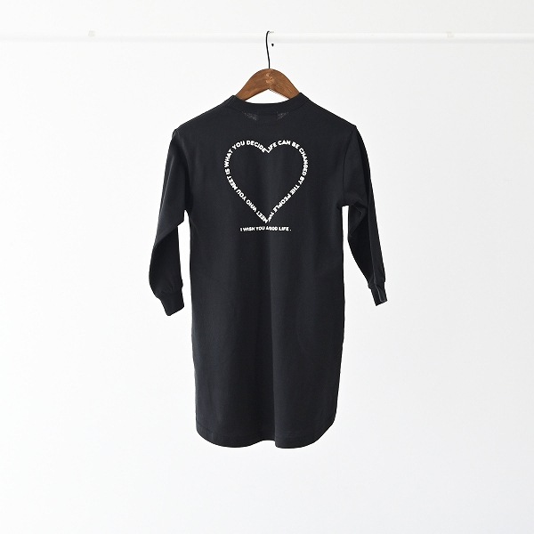 【25FW】HEART ワンピース / ブラック