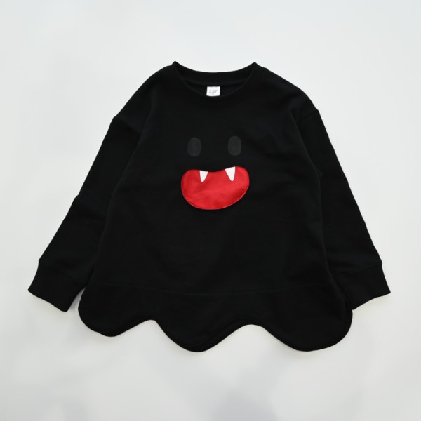 【25FW】おばけ トレーナー / ブラック