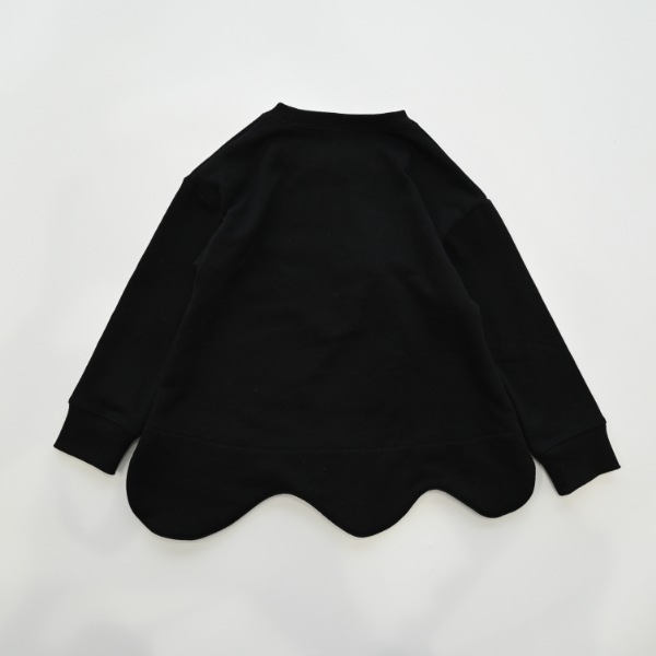 【25FW】おばけ トレーナー / ブラック