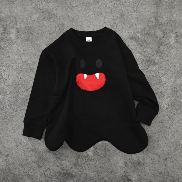 【25FW】おばけ トレーナー / ブラック