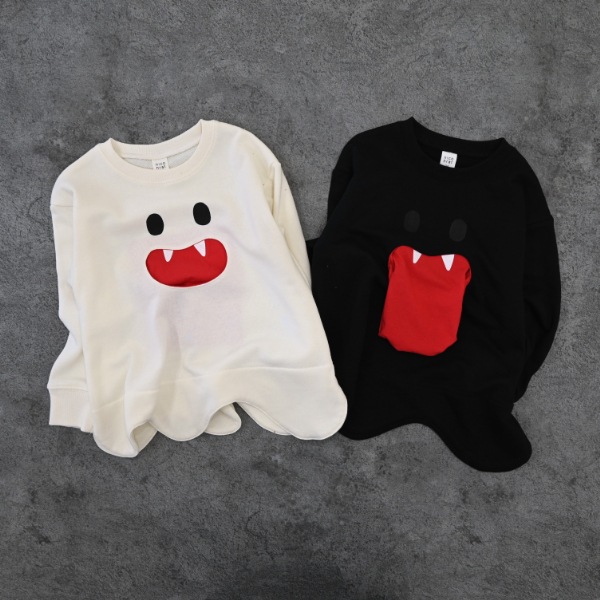 【25FW】おばけ トレーナー / ブラック