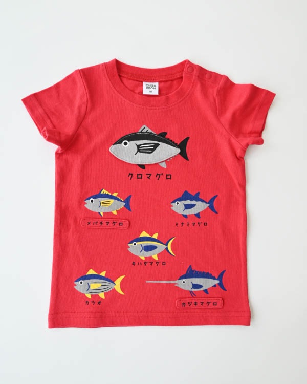 【26PS】いろいろマグロＴシャツ / レッド
