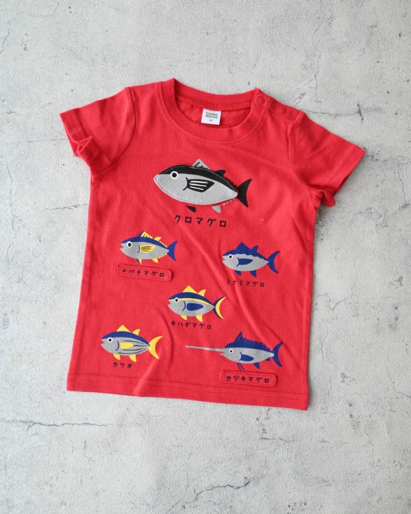 【26PS】いろいろマグロＴシャツ / レッド