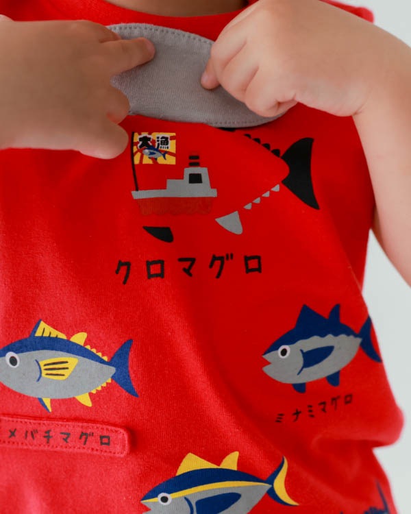 【26PS】いろいろマグロＴシャツ / レッド