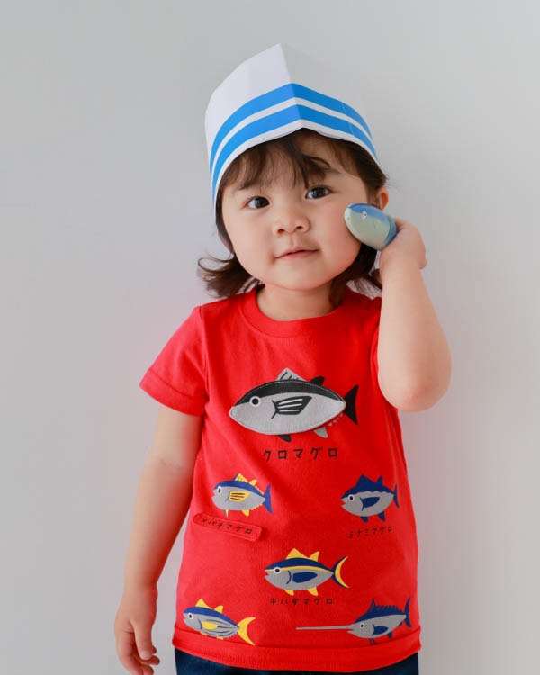 【26PS】いろいろマグロＴシャツ / レッド