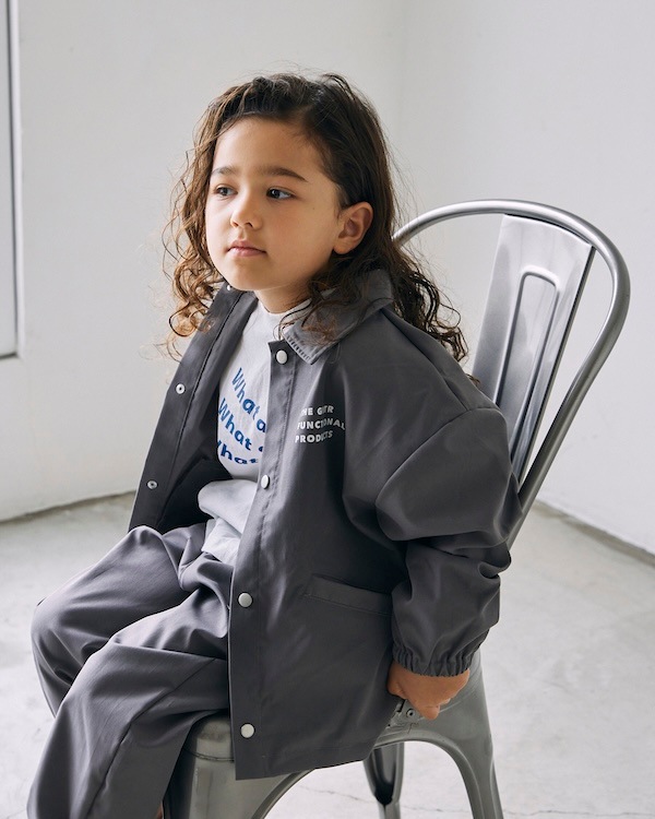 【ジェネレーター】コーチジャケット / チャコールグレー