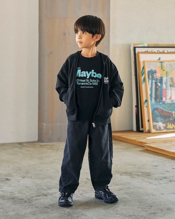 【ジェネレーター】ジップパーカー / ブラック