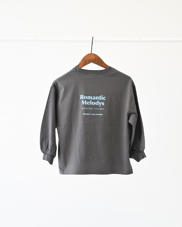 【アンディニー】Romantic L/S Tシャツ / チャコールグレー