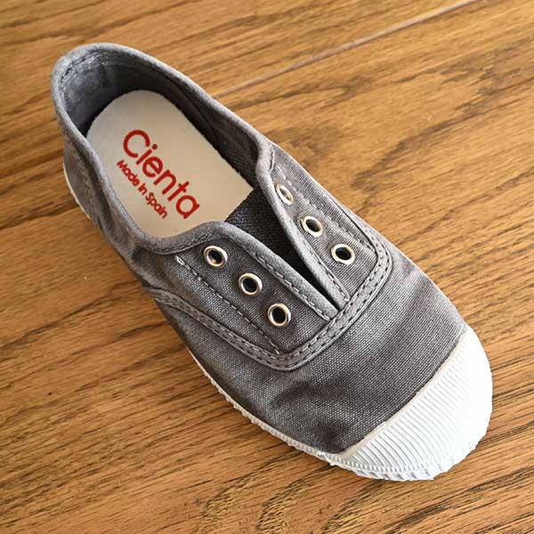 【定番】デッキシューズ / グレー｜CIENTA（シエンタ）