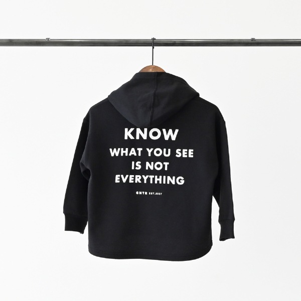 【25FW】KNOW パーカー / ブラック