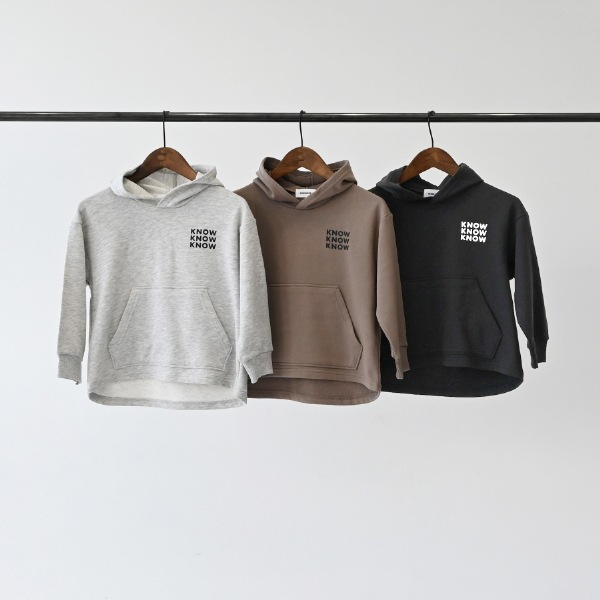 【25FW】KNOW パーカー / ブラック