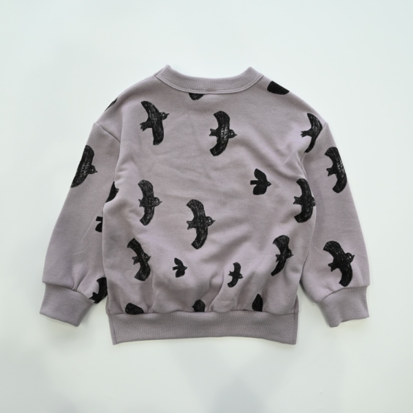 【25FW】バード チュニックトレーナー / パープル