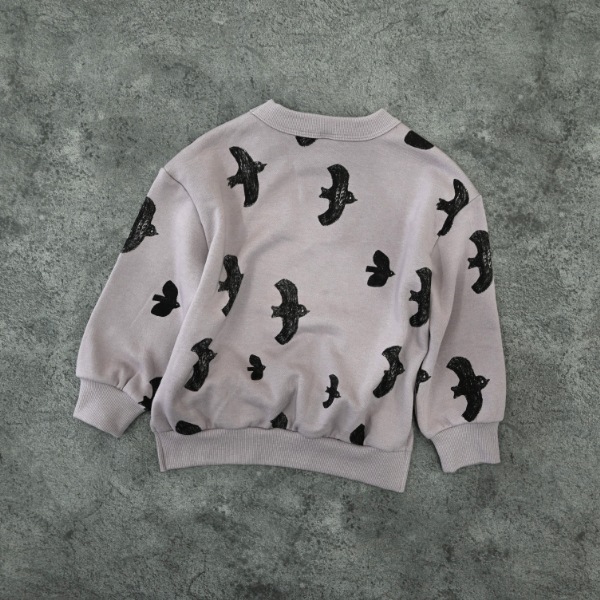 【25FW】バード チュニックトレーナー / パープル