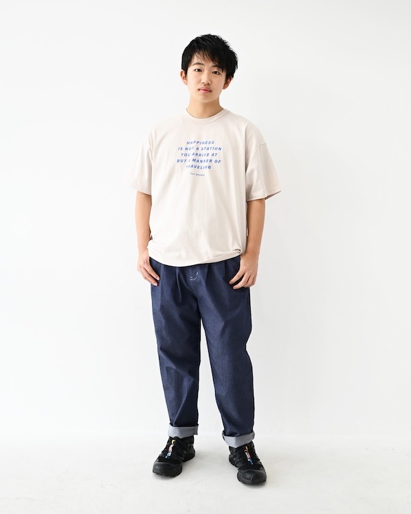 【フォブ】HAPPINESS Tシャツ / サンド