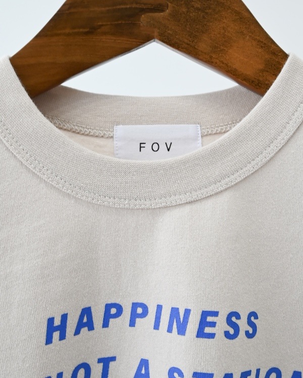 【フォブ】HAPPINESS Tシャツ / サンド