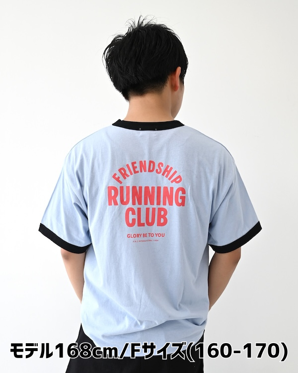 【フォブ】RUNNING CLUB Tシャツ / サックス
