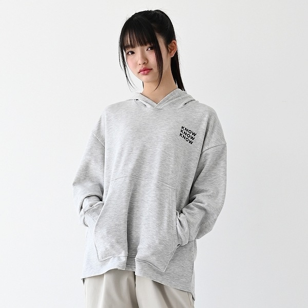 【25FW】KNOW パーカー / 杢グレー