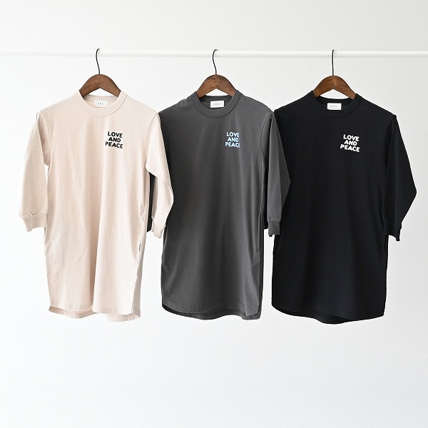 【25FW】HEART ワンピース / チャコールグレー