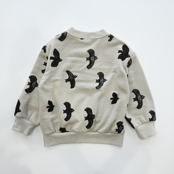 【25FW】バード チュニックトレーナー / グレー