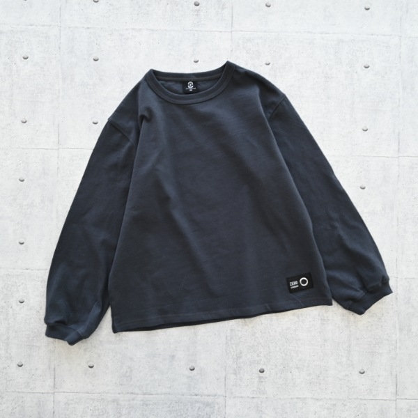【25FW】ベーシック ロングTシャツ / チャコールグレー