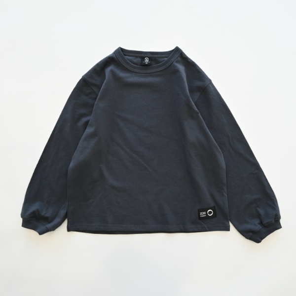 【25FW】ベーシック ロングTシャツ / チャコールグレー