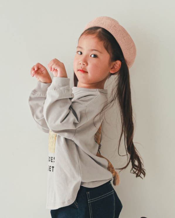 【26PS】柴犬ロングＴシャツ / グレー