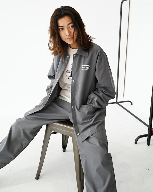 【26PS】コーチジャケット / チャコールグレー