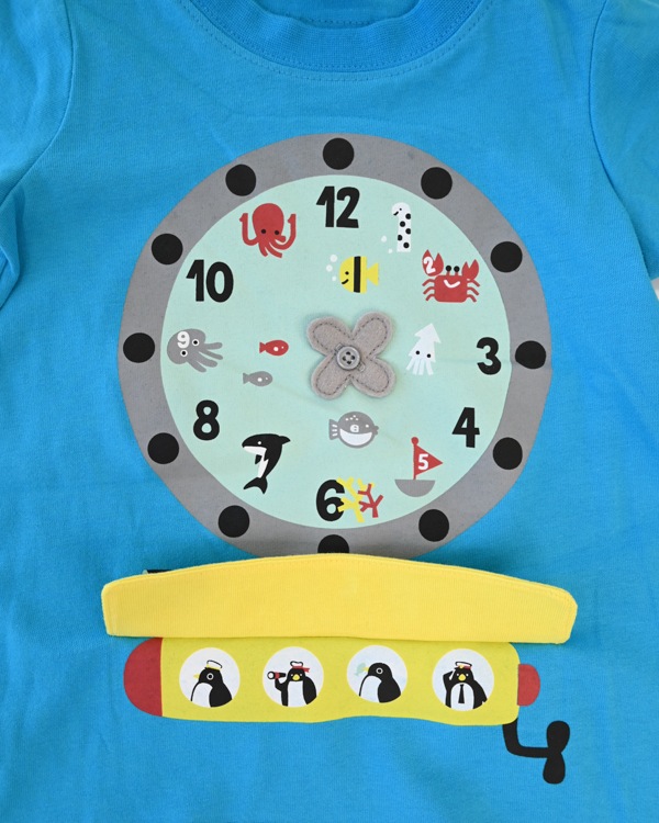 【チークルーム】サブマリン水族館 Tシャツ / ブルー