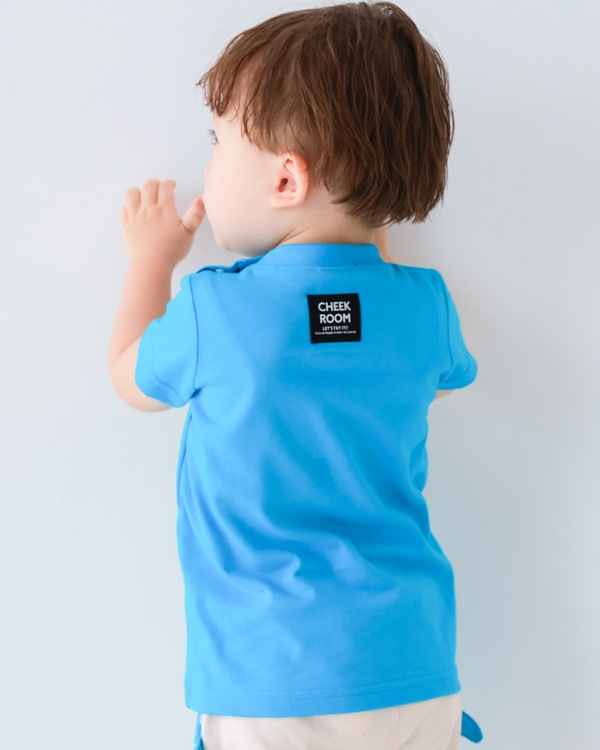 【チークルーム】サブマリン水族館 Tシャツ / ブルー