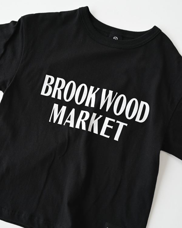 【ゼロスタンダード】BROOK WOOD MARKET Tシャツ / ブラック