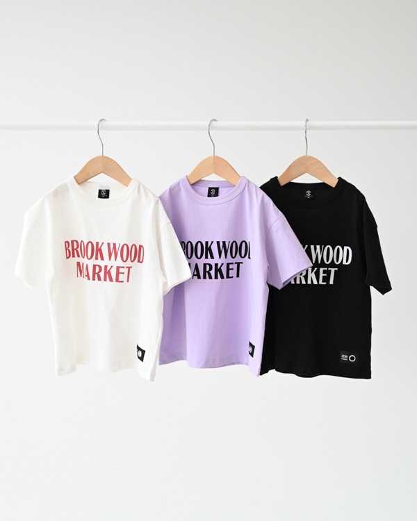 【ゼロスタンダード】BROOK WOOD MARKET Tシャツ / ブラック