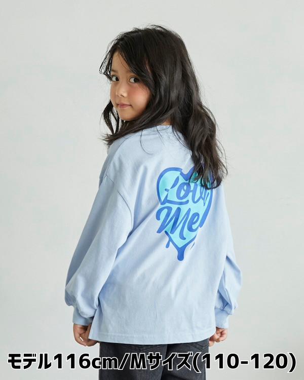 【アンディニー】Love me L/S Tシャツ / サックス