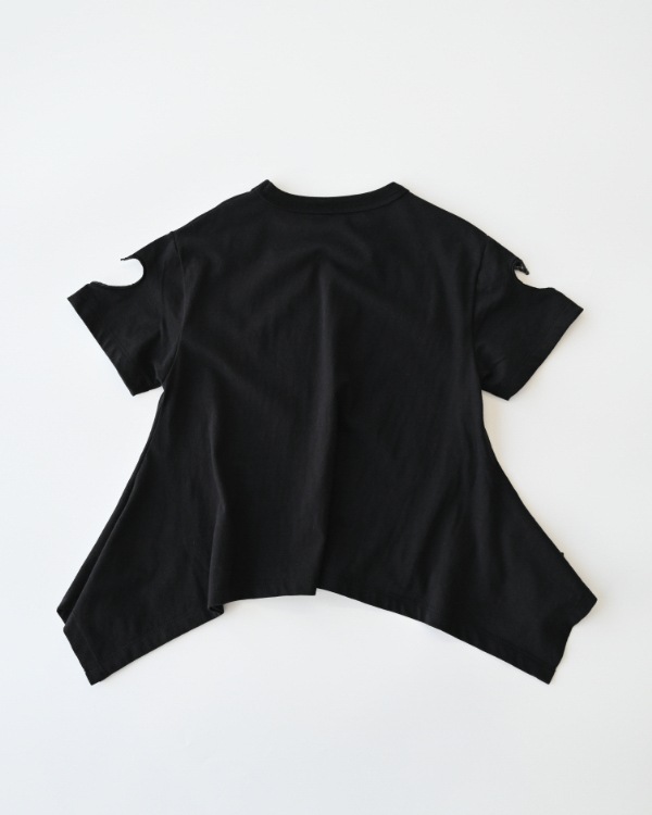 【エヌエイチティー】ハート Tシャツ / ブラック