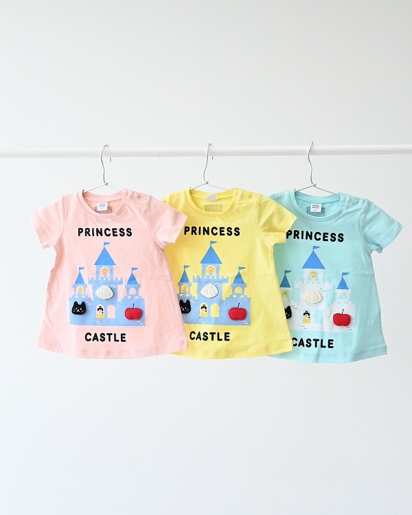 【チークルーム】プリンセス Tシャツ / ピンク  