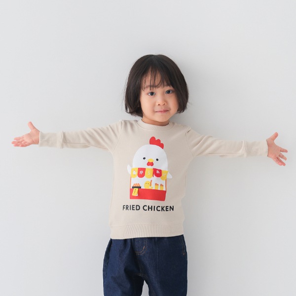 【25FW】からあげ トレーナー / アイボリー