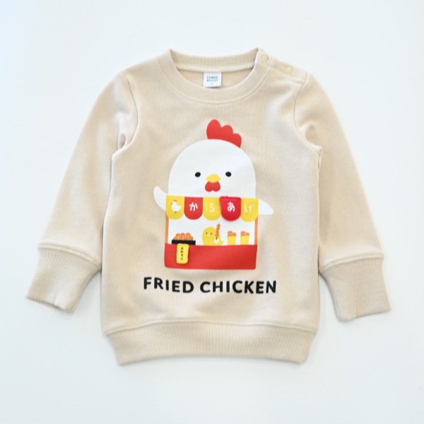 【25FW】からあげ トレーナー / アイボリー