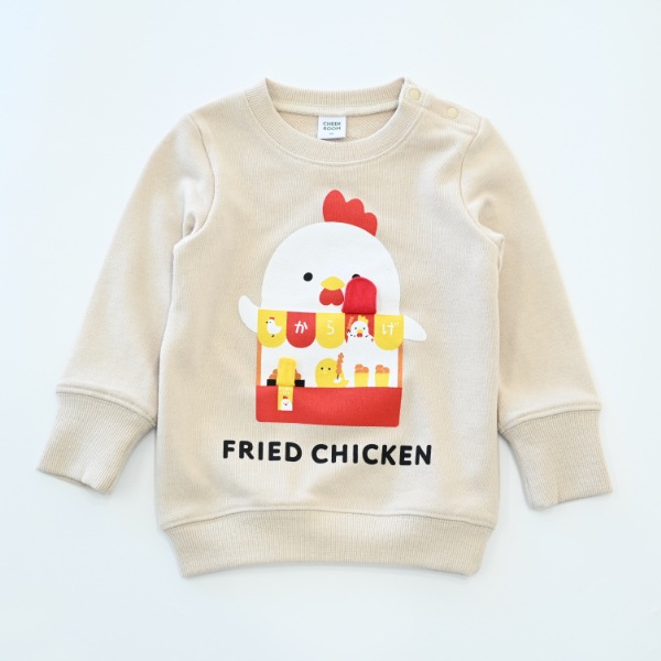 【25FW】からあげ トレーナー / アイボリー