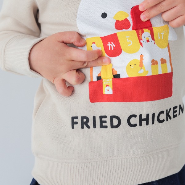 【25FW】からあげ トレーナー / アイボリー