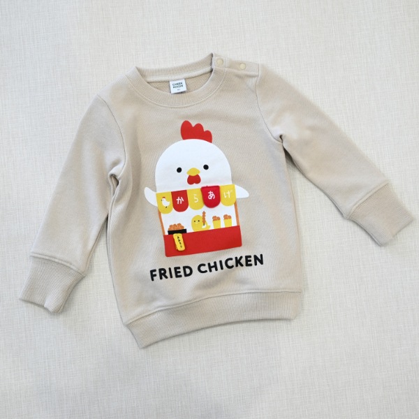 【25FW】からあげ トレーナー / アイボリー
