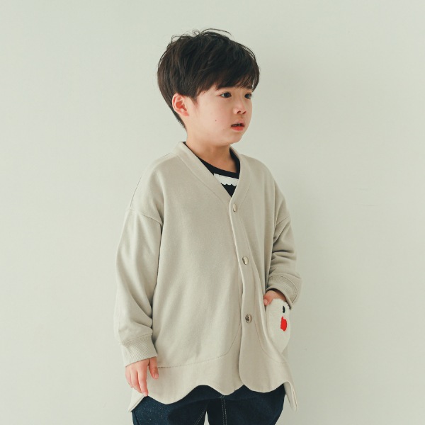 【25FW】おばけ型 カーディガン / グレー