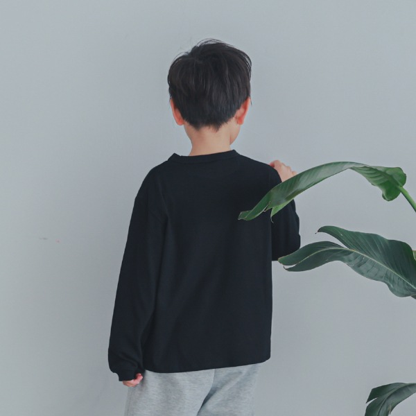 【25FW】ベーシック ロングTシャツ / ブラック