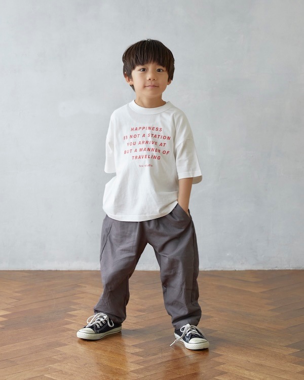 【フォブ】HAPPINESS Tシャツ / ホワイト