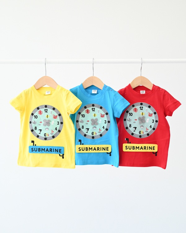 【チークルーム】サブマリン水族館 Tシャツ / レッド