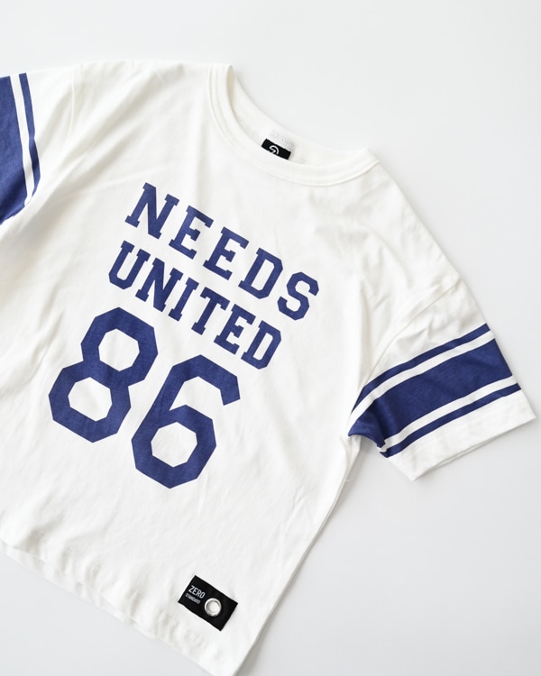 【ゼロスタンダード】NEEDS UNITED 86 Tシャツ / オフホワイト