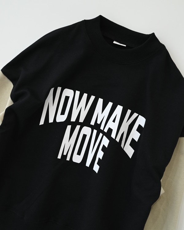 【ジーンズベー】NOW MAKE トレーナー / ブラック