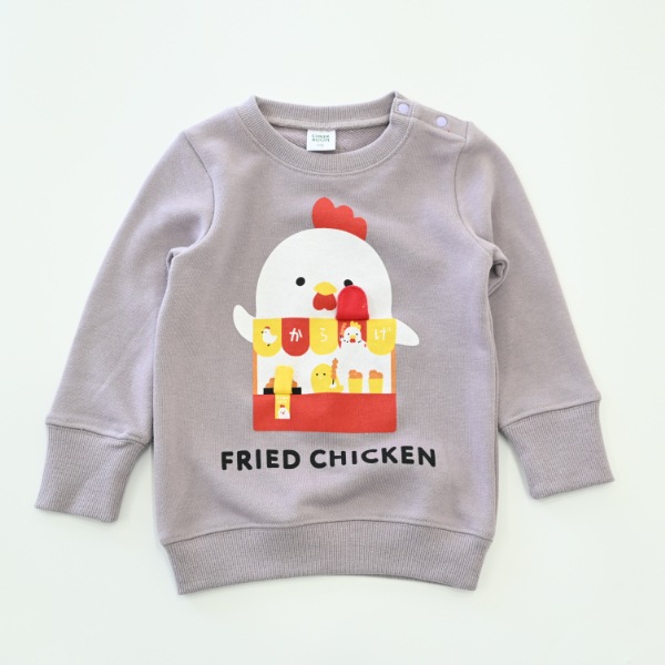 【25FW】からあげ トレーナー / ラベンダー