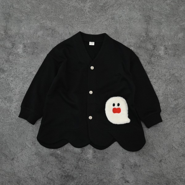 【25FW】おばけ型 カーディガン / ブラック